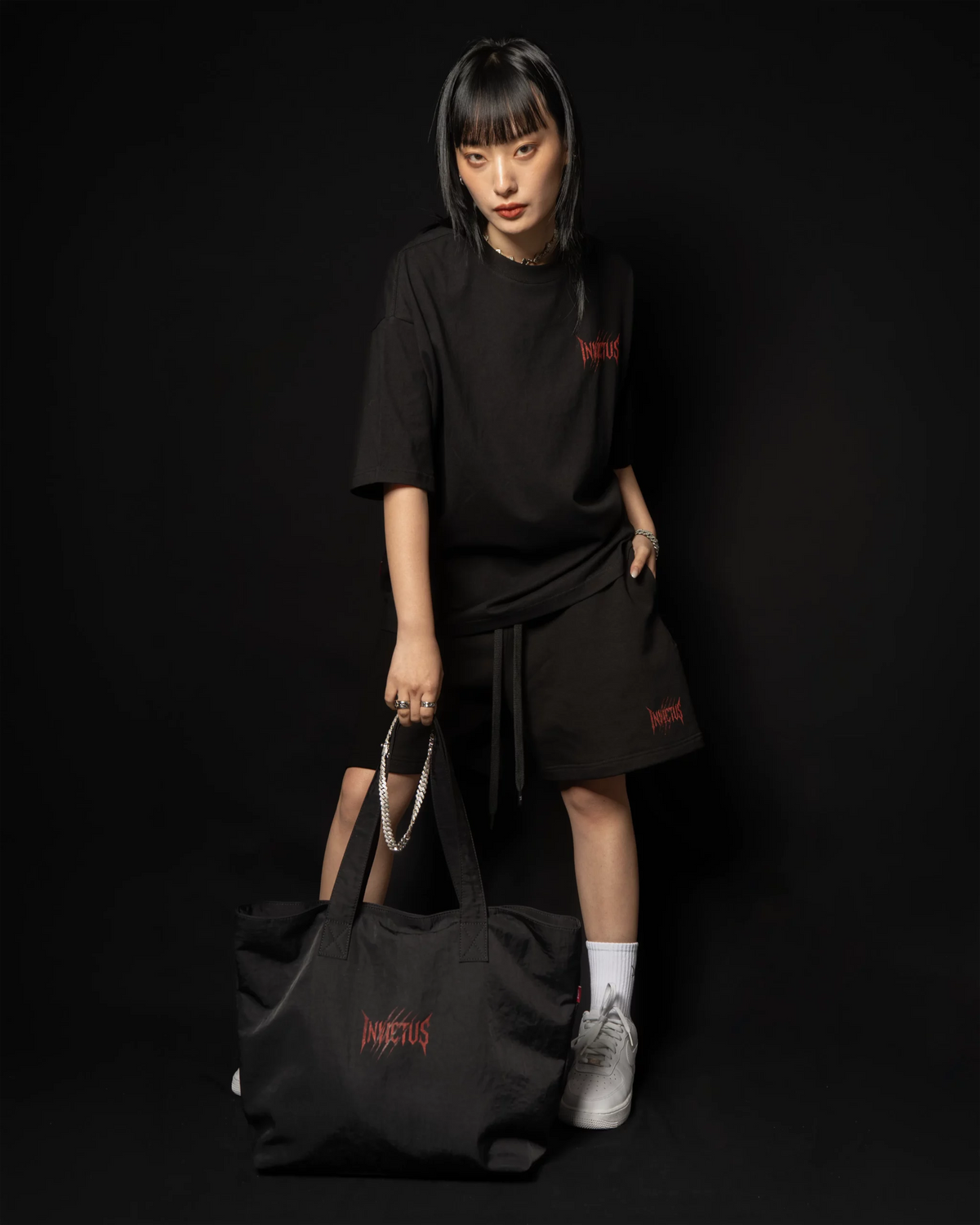 INVICTUS OVERSIZED LOGO TEE / 爪痕寬鬆短袖