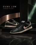 Nike Dunk Low 黑灰蛇紋粉勾復古休閒鞋 IO1616-001
