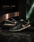 Nike Dunk Low 黑灰蛇紋粉勾復古休閒鞋 IO1616-001