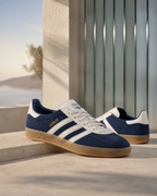 ADIDAS GAZELLE INDOOR 霧霾藍 海軍藍 白色 焦糖底 麂皮 皮革 IH9650