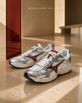 Mizuno SPARK CN 3 銀紅復古慢跑鞋 D1GH242812