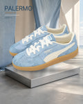 PUMA Palermo Denim 淺藍丹寧復古休閒鞋 408418-02 - 商品圖 1