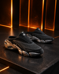 Adidas XLG Runner Mule 穆勒 懶人鞋 黑 黑灰 灰色 深灰 機甲鞋 LA0527