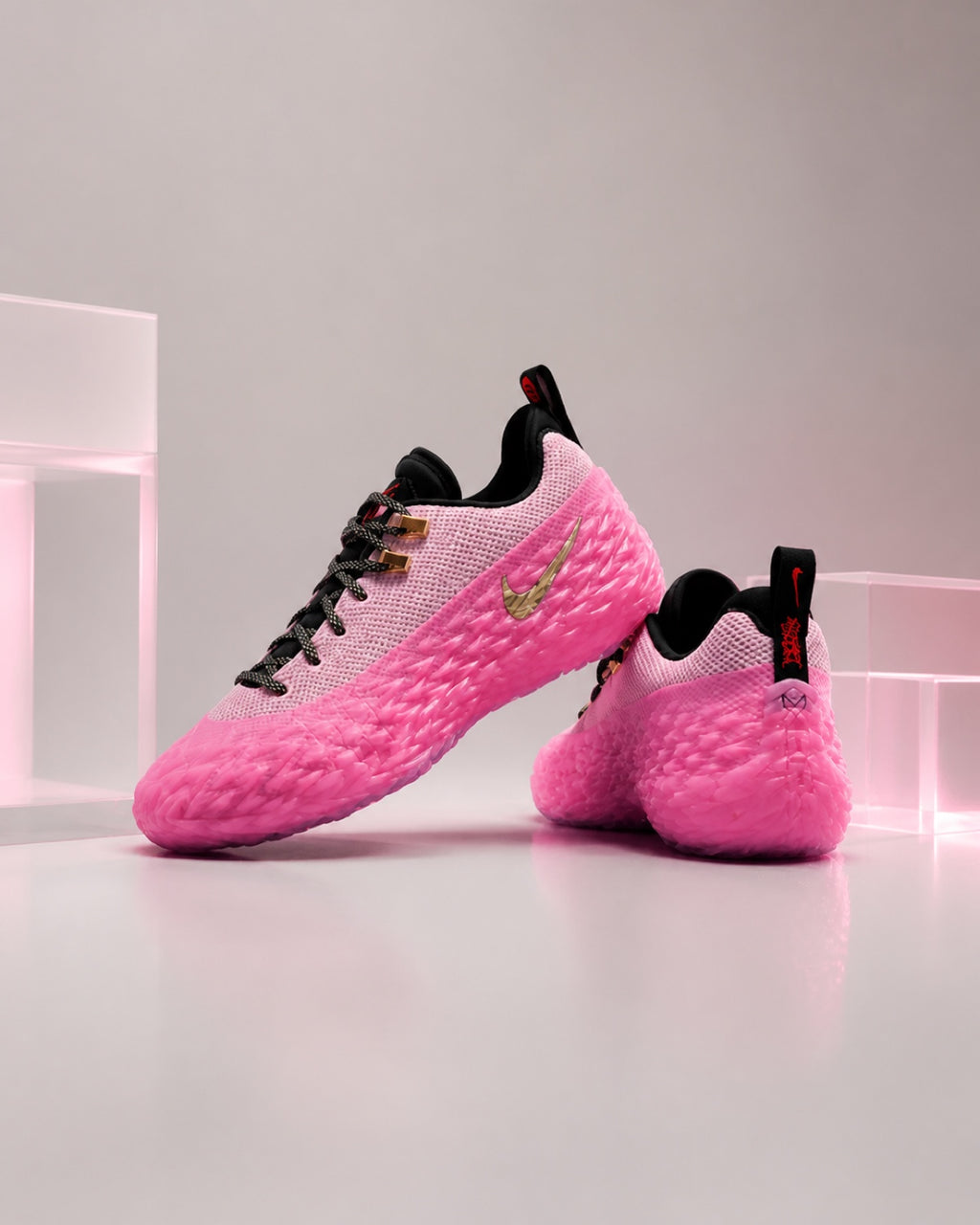 Nike S.T. CHARGE PE 粉紅冰底籃球鞋 IO8063-600