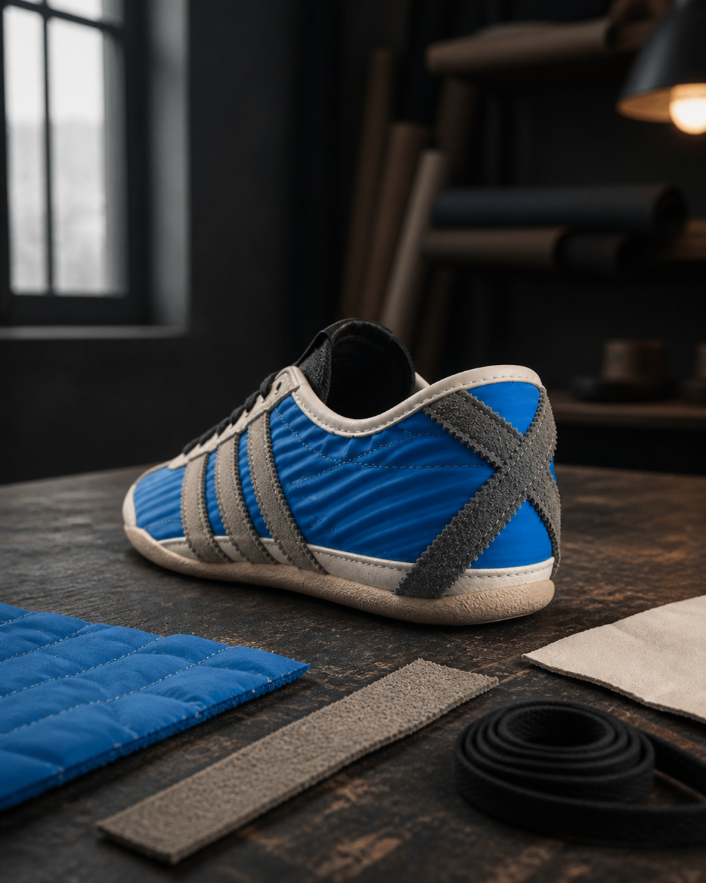 Adidas x SFTM Tokyo W Blue Bird 藍 聯名 灰藍 復古 平底 藍色 KJ4402