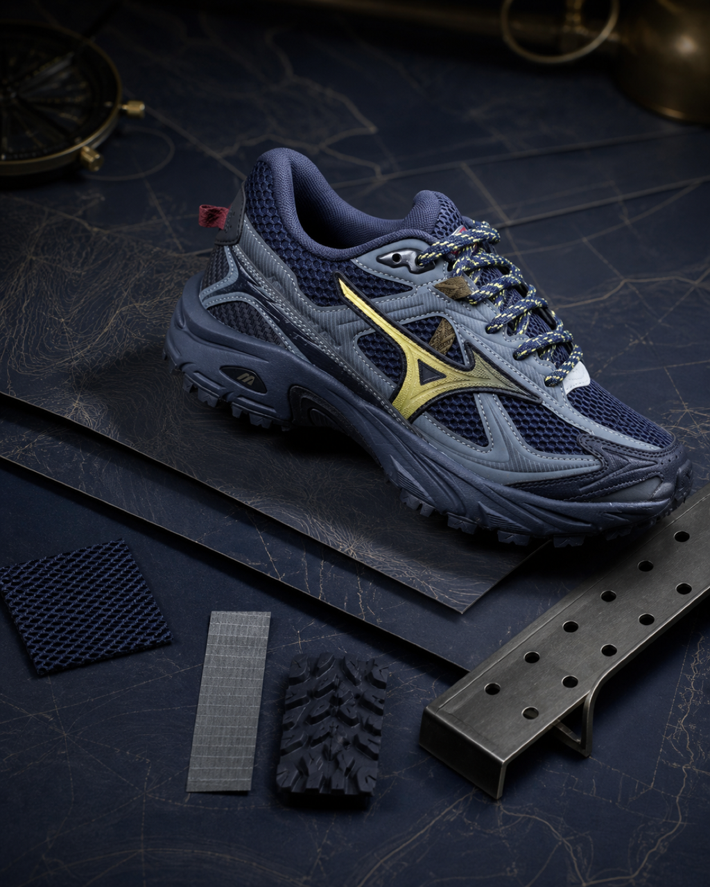 Mizuno FIYI TL V2 鈦灰霧金復古越野鞋 D1GH251917