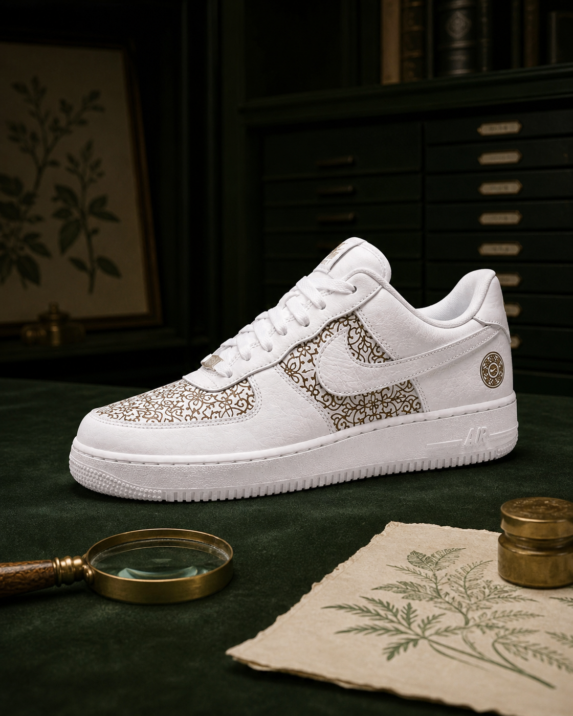 Nike Air Force 1 Low IV5754-100 圖紋典藏室材質特寫