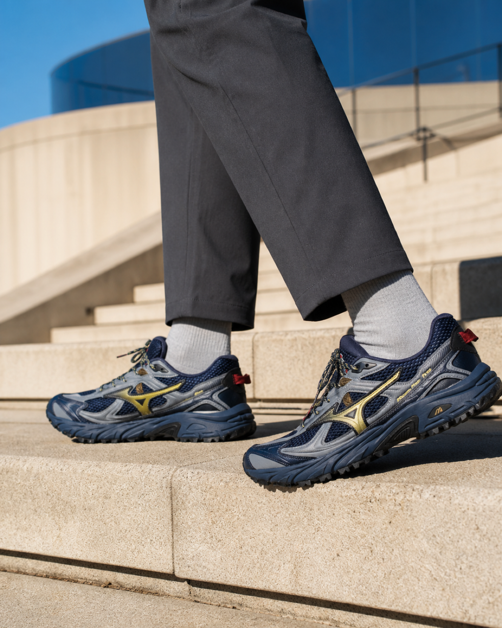 Mizuno FIYI TL V2 鈦灰霧金復古越野鞋 D1GH251917