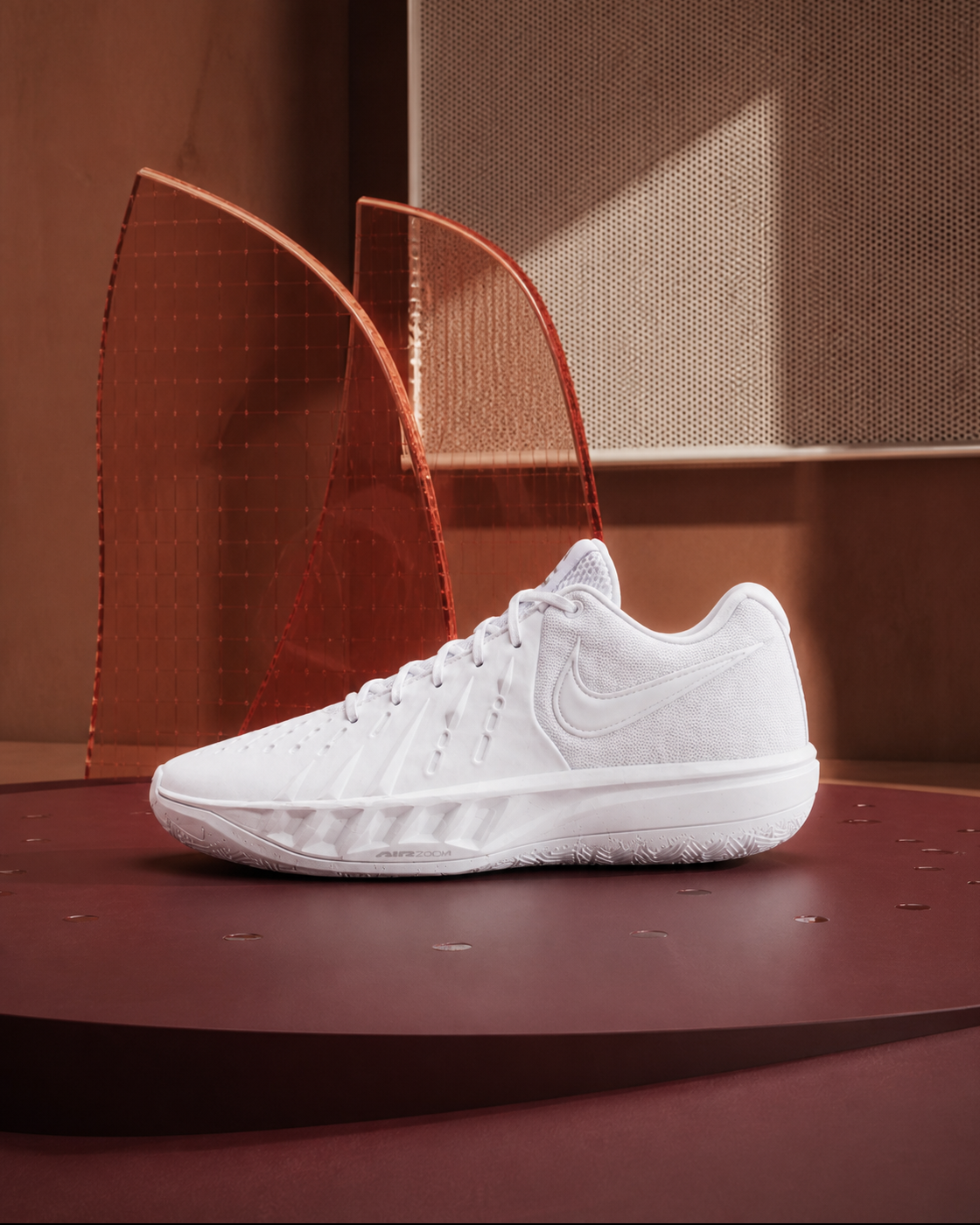 Nike G.T. Cut Academy 2 EP HV9775-105 全白籃球鞋－暖陶紅壓力實驗室材質圖