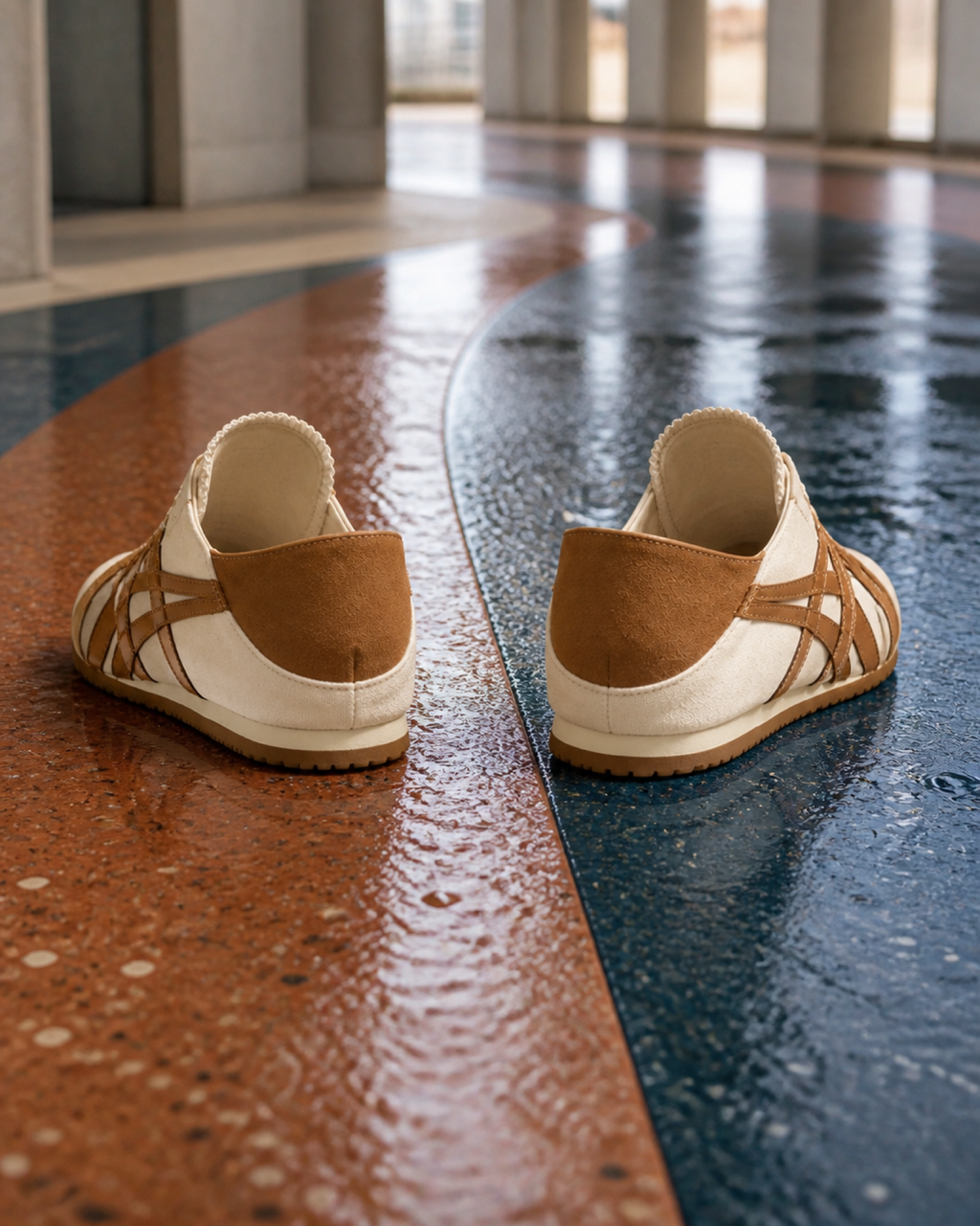 Onitsuka Tiger 鬼塚虎 Tokuten 一腳蹬 奶茶棕 米白 焦糖底 1183A437-200