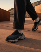 Adidas XLG Runner Mule 穆勒 懶人鞋 黑 黑灰 灰色 深灰 機甲鞋 LA0527