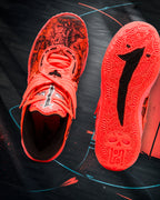 PUMA MB.05 LaMelo Ball Flutter 橘紅黑 實戰籃球鞋 312793-01 - 商品圖 3