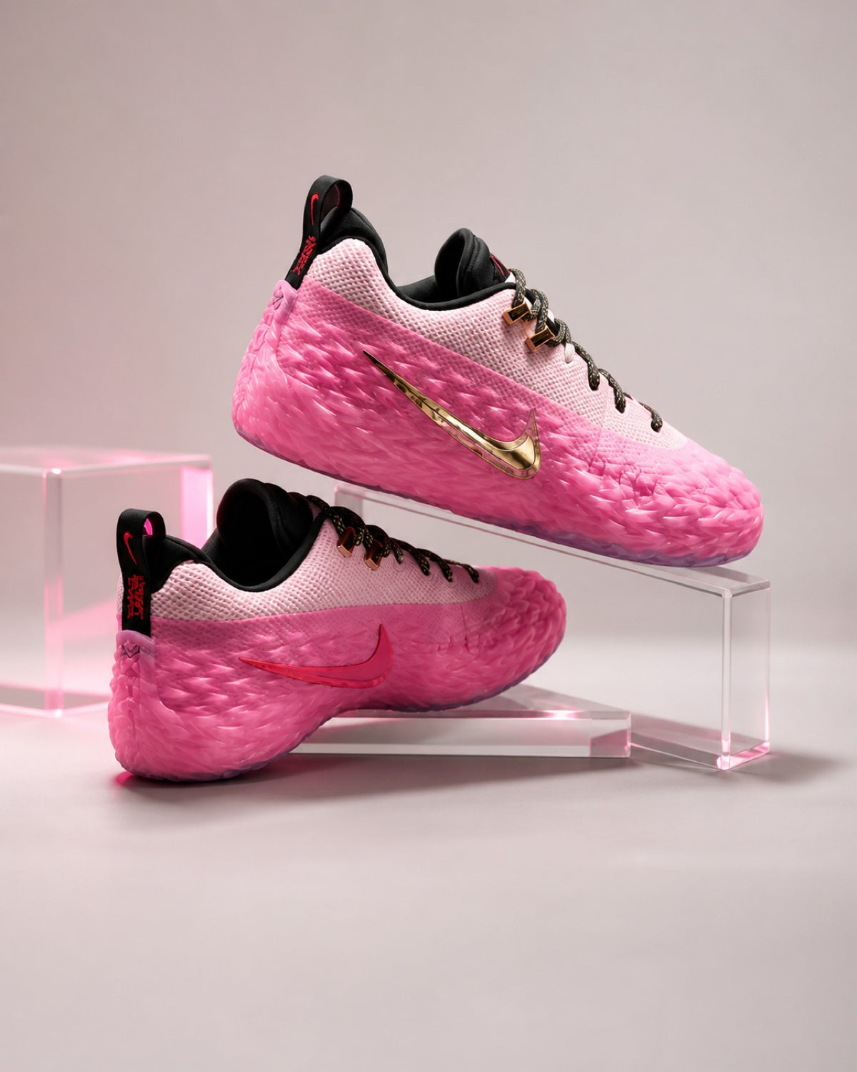 Nike S.T. CHARGE PE 粉紅冰底籃球鞋 IO8063-600