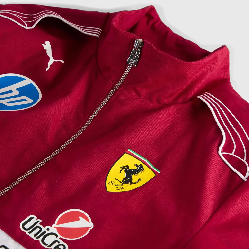 Ferrari F1 Team 法拉利 2025 Team Vintage Jacket 復古夾克外套 超狂限時折扣中