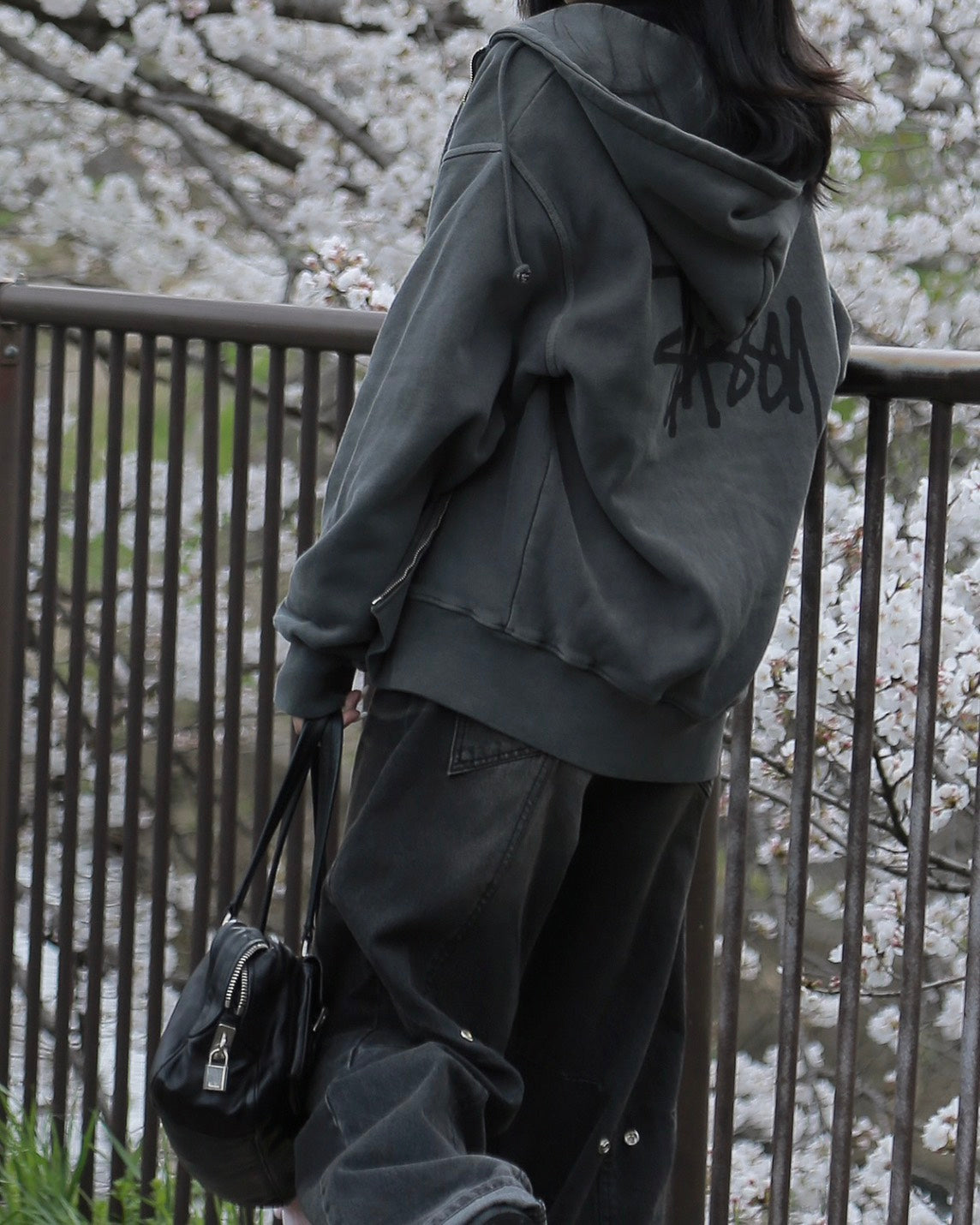STUSSY 帽T BASIC 水洗黑 1925001（現貨）