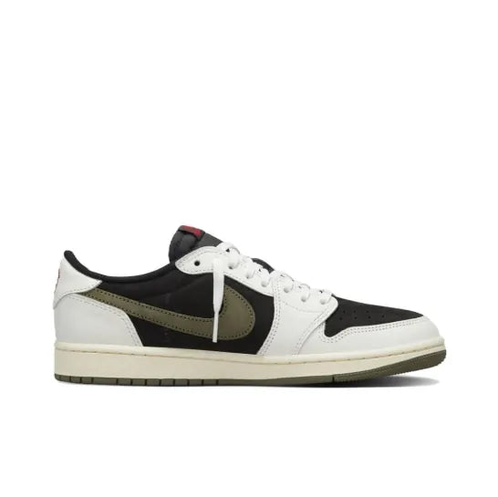 Travis Scott x Air Jordan 1 Low OG WMNS " Olive " 聯名款 橄欖綠 DZ4137-106 女款 倒鉤