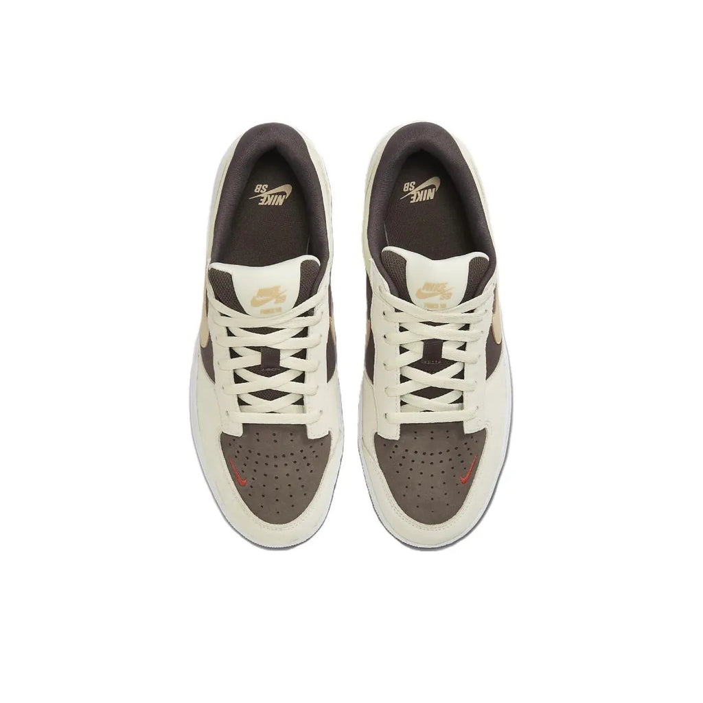 Nike SB Force 58 FV8104-221 摩卡配色 倒勾平替款 厚鞋舌 滑板鞋 男女同款