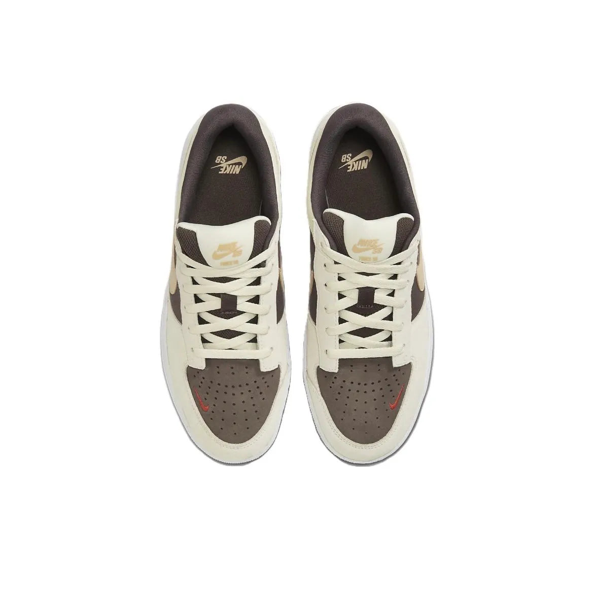 Nike SB Force 58 FV8104-221 摩卡配色 倒勾平替款 厚鞋舌 滑板鞋 男女同款