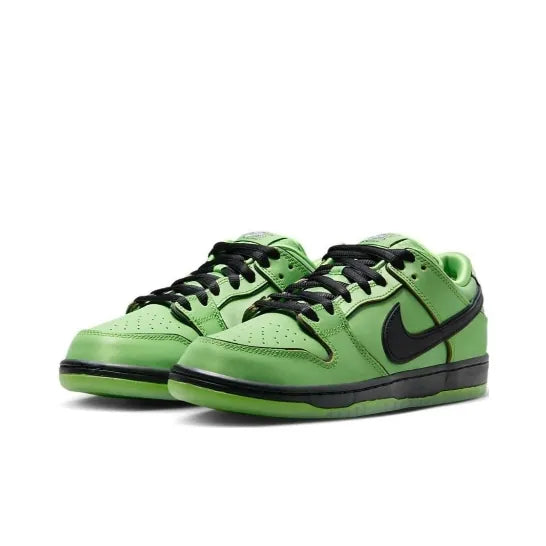 Powerpuff Girls x Nike Dunk SB Low FZ8319-300 綠 飛天小女警 毛毛