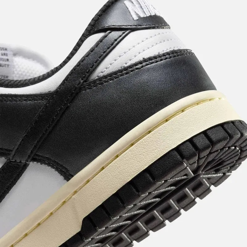 Nike Dunk Low PRM FQ8899-100 復古熊貓 做舊奶油底 黑白 女款