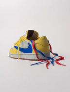 Travis Scott x Air Jordan 1 Low OG “Canary” 女款 藍黃 藍倒鉤 DZ4137-700
