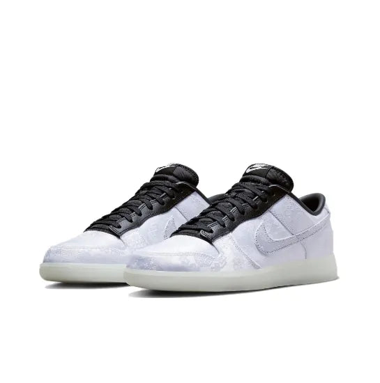 Nike x Fragment Design x CLOT Dunk Low FN0315-110 白 白絲綢