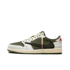 Travis Scott x Air Jordan 1 Low OG "Olive" 2024橄欖綠2.0 男款 DM7866-200 倒鉤