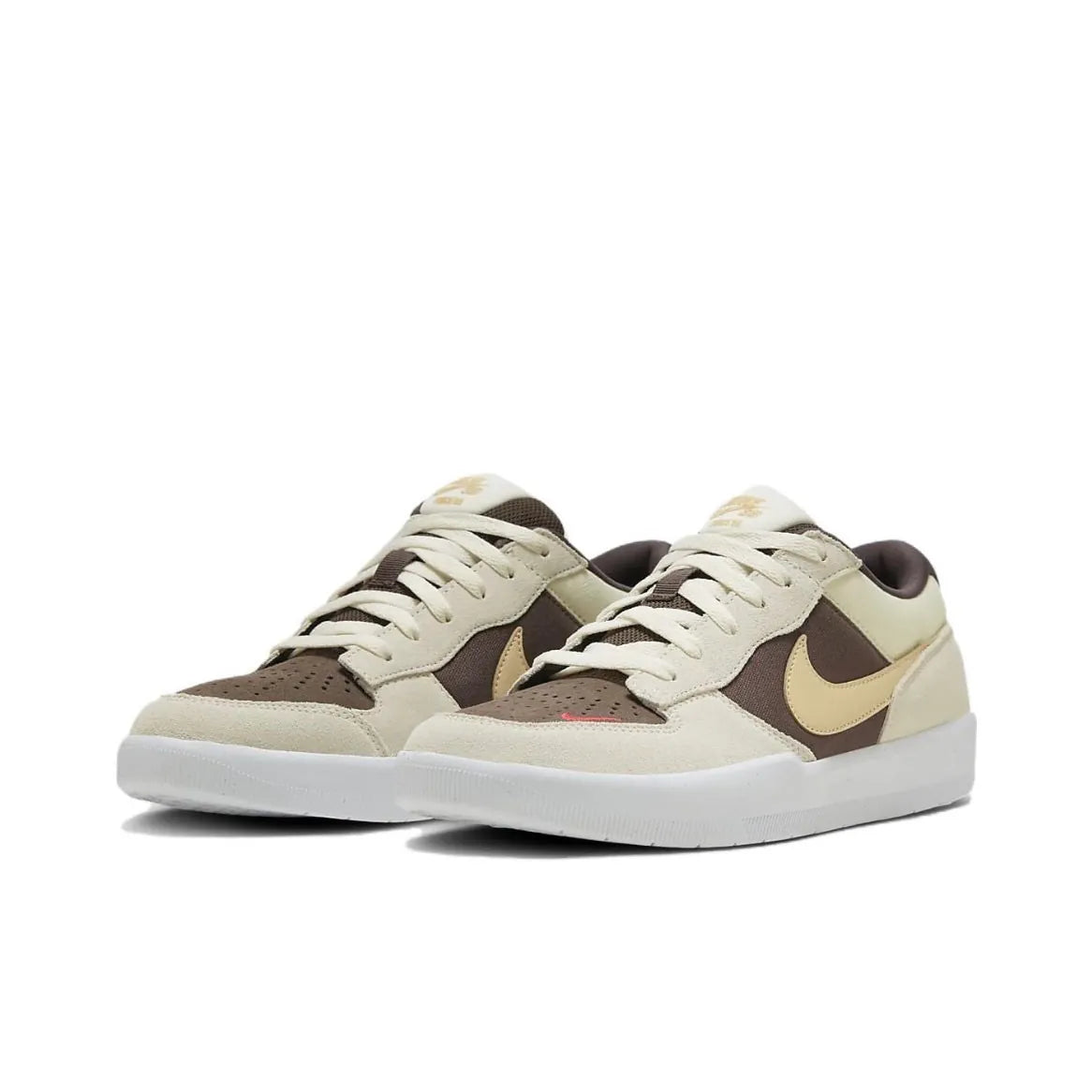 Nike SB Force 58 FV8104-221 摩卡配色 倒勾平替款 厚鞋舌 滑板鞋 男女同款