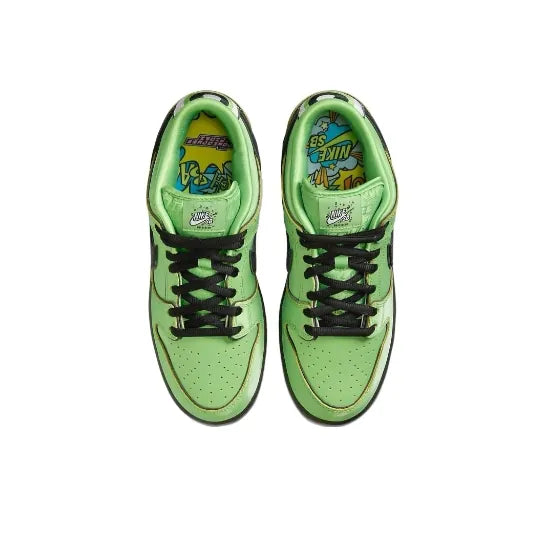 Powerpuff Girls x Nike Dunk SB Low FZ8319-300 綠 飛天小女警 毛毛