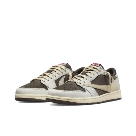 Travis Scott x Air Jordan 1 Low OG " Reverse Mocha " DM7866 -162摩卡 聯名款 倒鉤