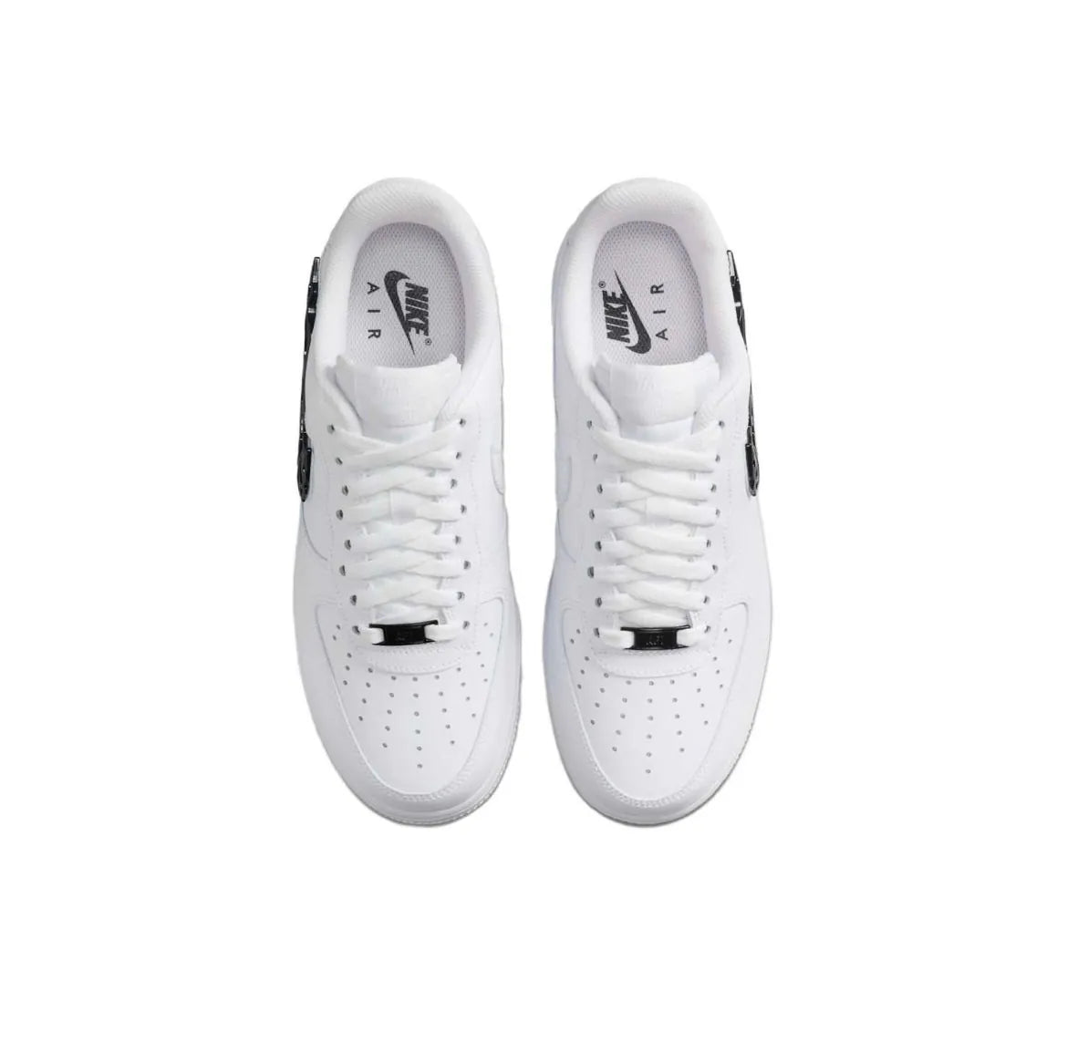 Nike Air Force 1 Low Liquid Metal Swoosh 黑鉤 液態金屬LOGO IF1686-101