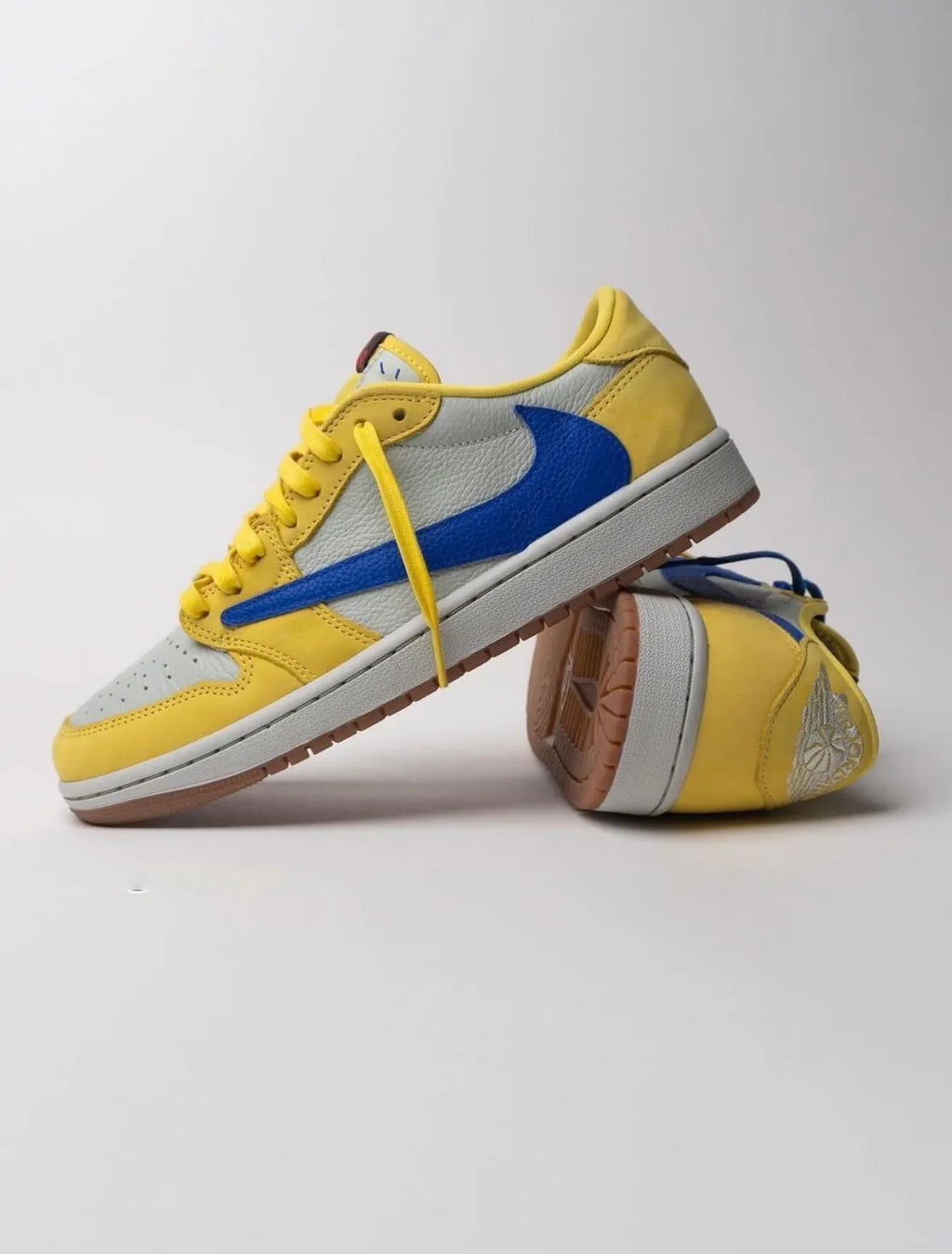 Travis Scott x Air Jordan 1 Low OG “Canary” 女款 藍黃 藍倒鉤 DZ4137-700