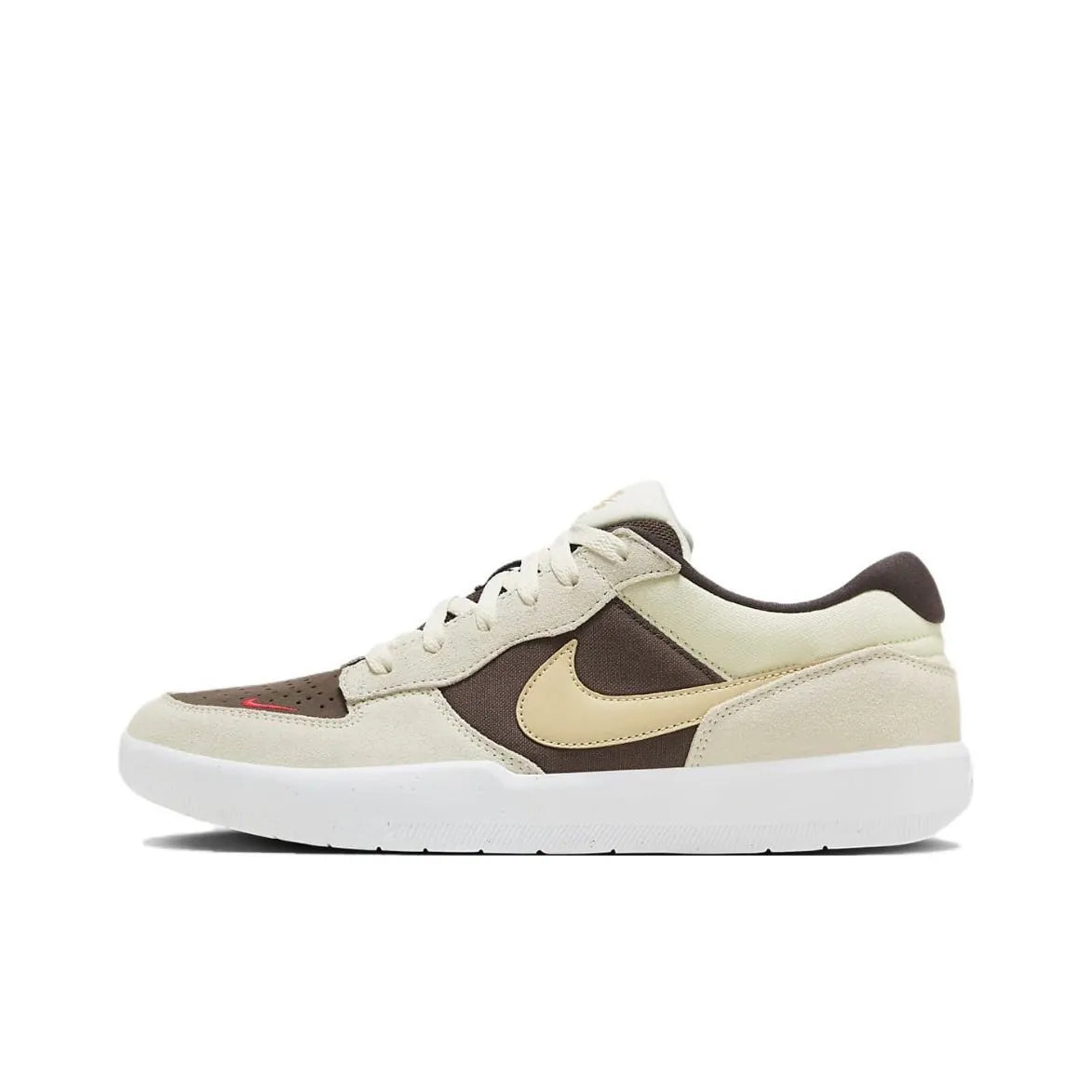 Nike SB Force 58 FV8104-221 摩卡配色 倒勾平替款 厚鞋舌 滑板鞋 男女同款