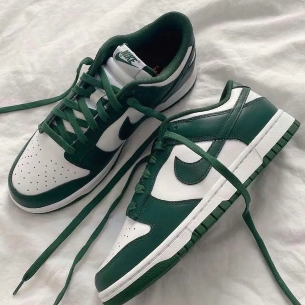 NIKE Dunk Low GS "Michigan State" CW1590-102 白綠