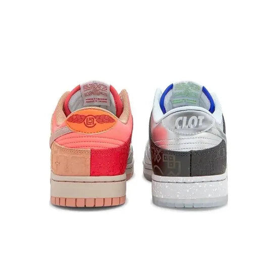 CLOT x Nike Dunk Low  What The CLOT  FN0316-999 橙藍灰