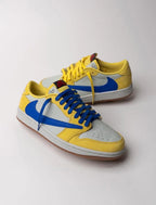 Travis Scott x Air Jordan 1 Low OG “Canary” 女款 藍黃 藍倒鉤 DZ4137-700