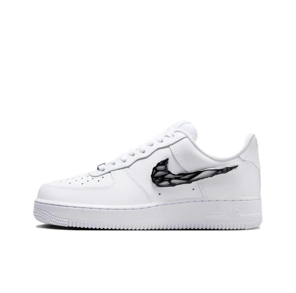 Nike Air Force 1 Low Liquid Metal Swoosh 黑鉤 液態金屬LOGO IF1686-101