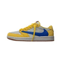 Travis Scott x Air Jordan 1 Low OG “Canary” 女款 藍黃 藍倒鉤 DZ4137-700