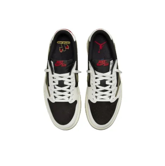 Travis Scott x Air Jordan 1 Low OG WMNS " Olive " 聯名款 橄欖綠 DZ4137-106 女款 倒鉤