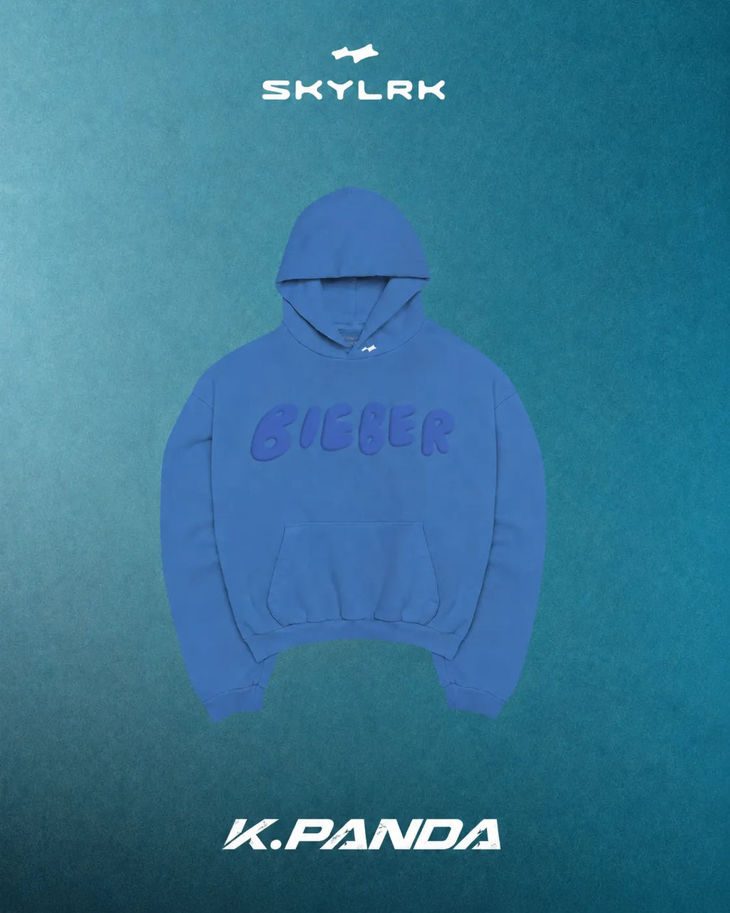 SKYLRK COACHELLA 期間限定 SWAG BIEBER HOODIE 藍色