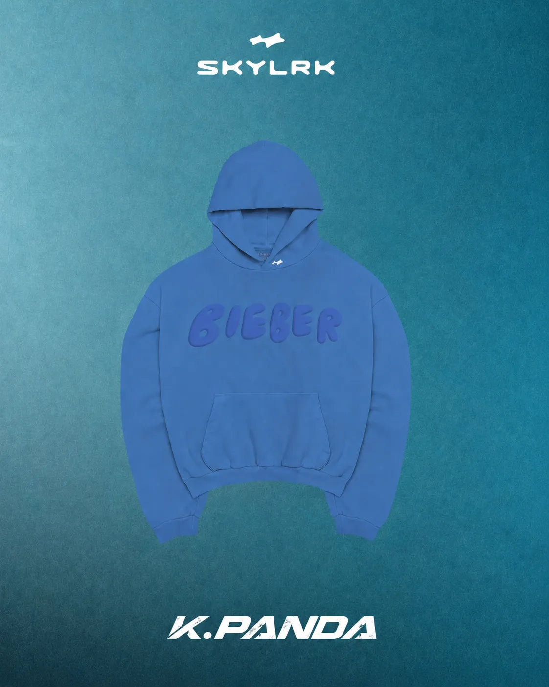 SKYLRK COACHELLA 期間限定 SWAG BIEBER HOODIE 藍色