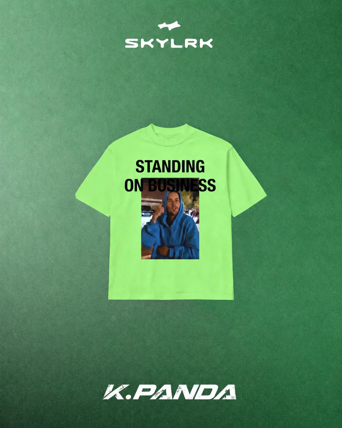 SKYLRK COACHELLA 期間限定 SOB MEME 短袖 BOXY 寬短版型（美國製造）