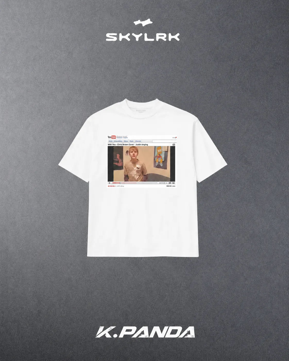 SKYLRK COACHELLA 期間限定 SWAG YOUTUBE TEE 短袖 BOXY 寬短版型