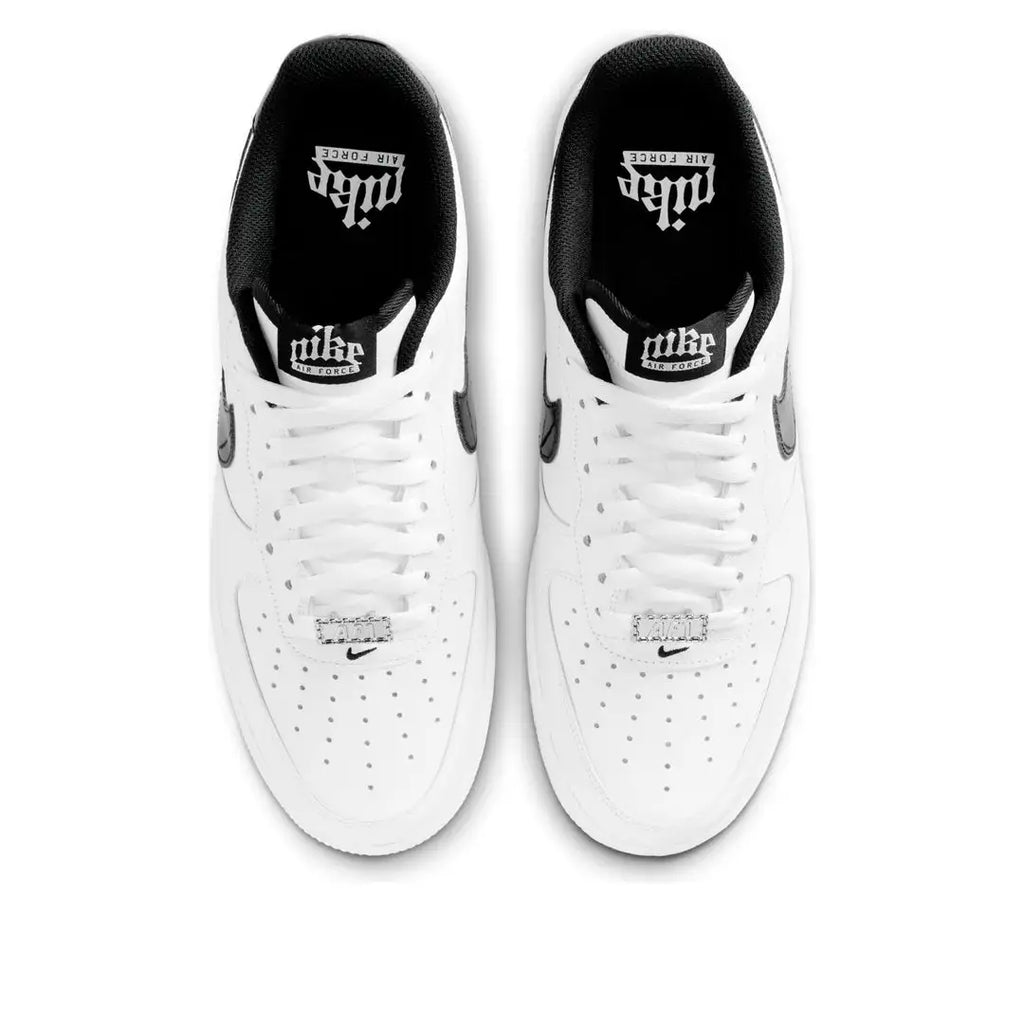 NIKE AIR FORCE 1 '07 LV8 AF1 白黑 漆皮 歌德字 HF2898-101