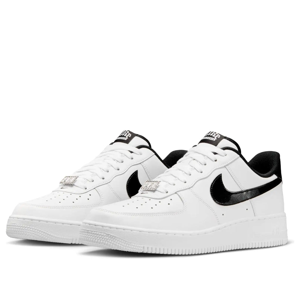 NIKE AIR FORCE 1 '07 LV8 AF1 白黑 漆皮 歌德字 HF2898-101