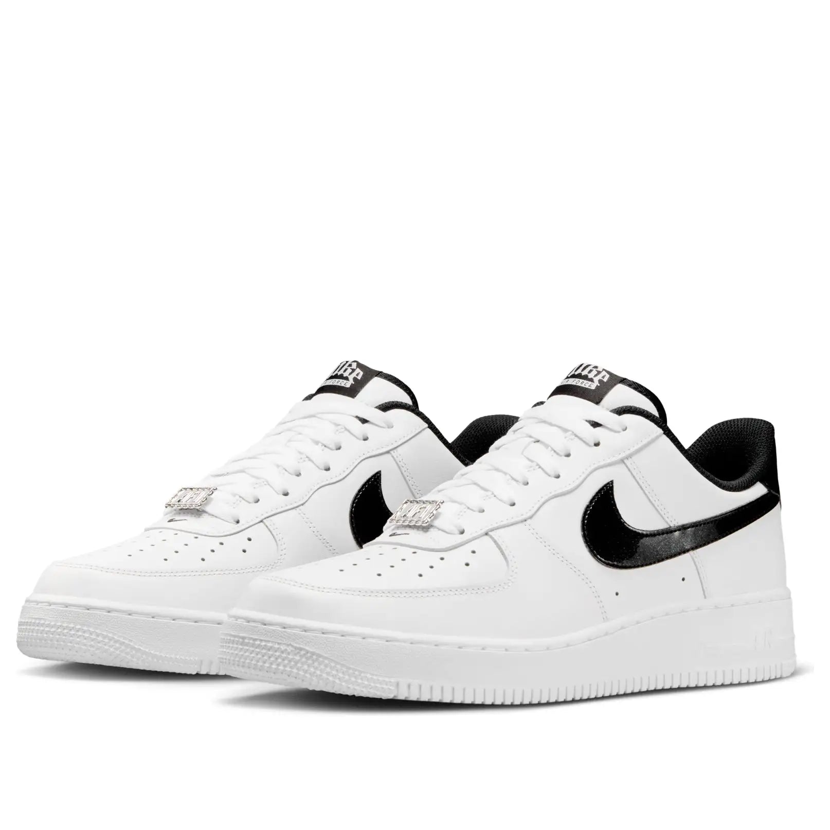 NIKE AIR FORCE 1 '07 LV8 AF1 白黑 漆皮 歌德字 HF2898-101