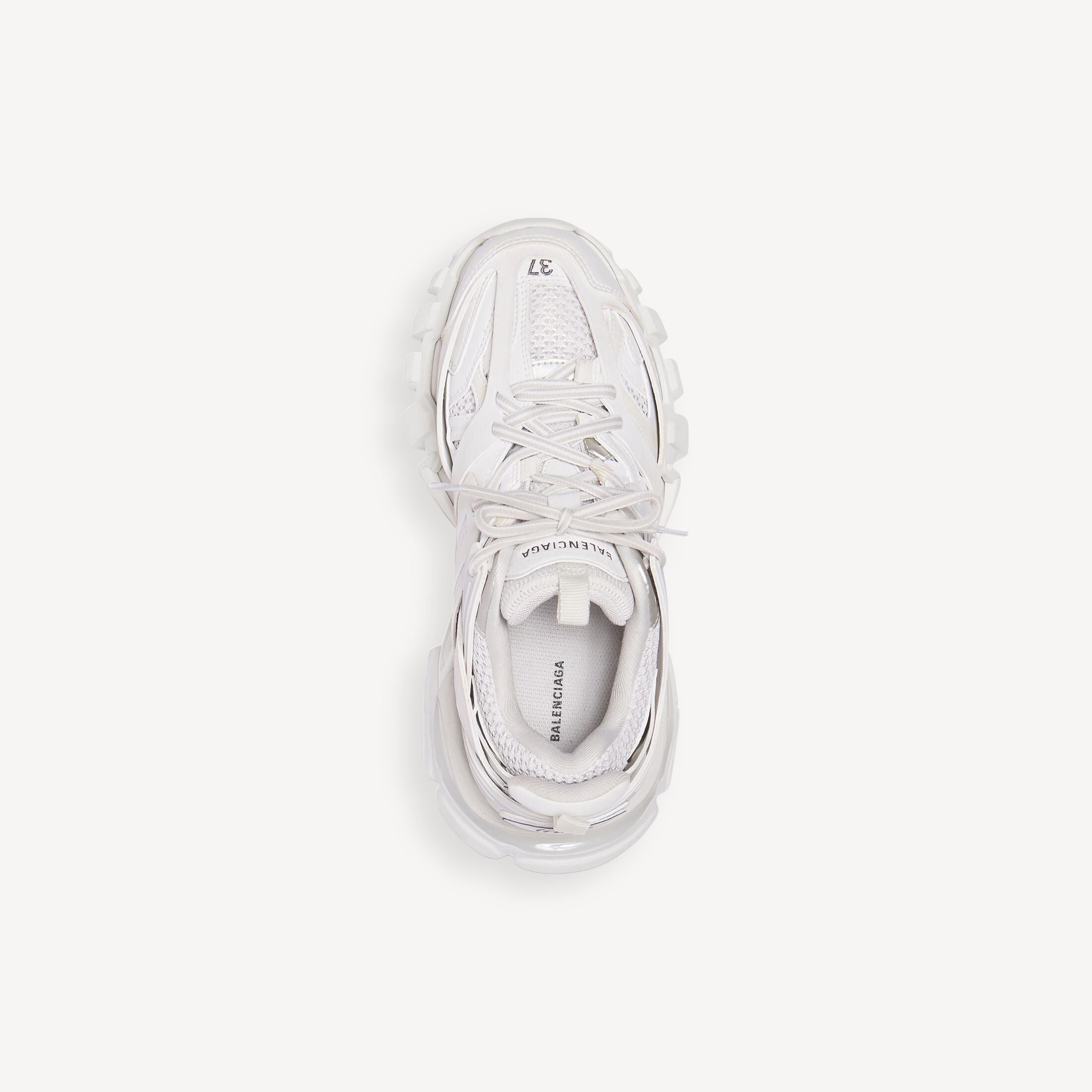 BALENCIAGA  巴黎世家 Track Sneaker  white mesh and nylon 女款