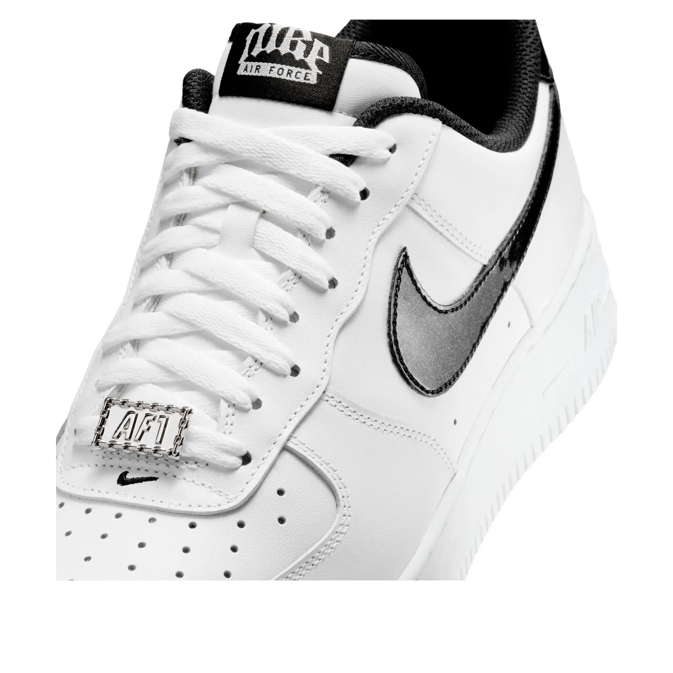 NIKE AIR FORCE 1 '07 LV8 AF1 白黑 漆皮 歌德字 HF2898-101