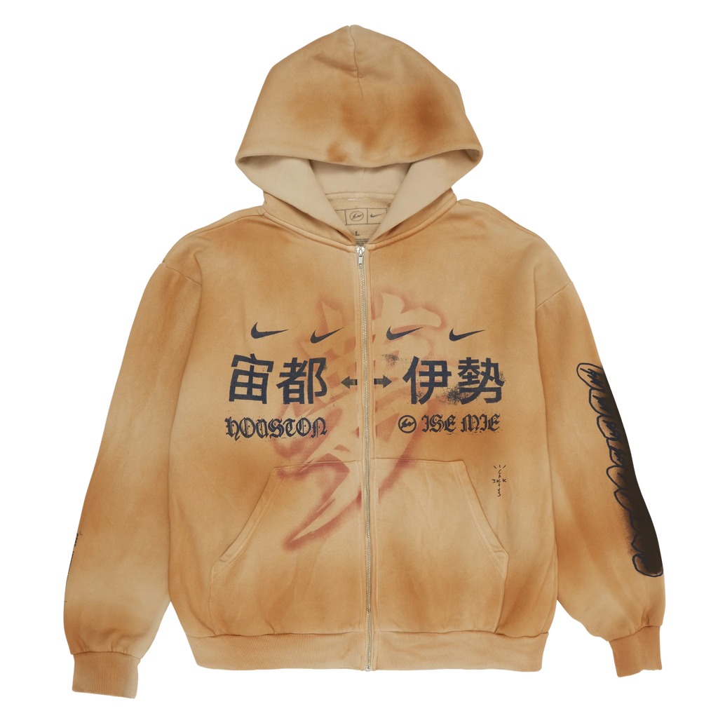 Travis Scott x Fragment x Nike HOUSTON TO ISE MIE 三方聯名拉鍊外套