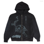 Travis Scott x FRAGMENT x 村上隆「REBORN」拉鍊連帽 ZIP-UP HOODIE